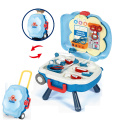 3in 1 plastic pretend play kitchen toys cooking toy set for kids